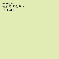 #E1ECB5 - Fall Green Color Image